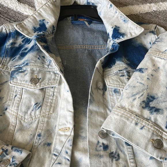 Free people  tie-dye denim jacket - Picture 3 of 9